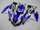 Beste GSXR 600 / 750 K8 2008-2010 Verkleidungen - Weiß Blau Beste GSXR 600 / 750 K8 2008-2010 Verkleidungen - Weiß Blau