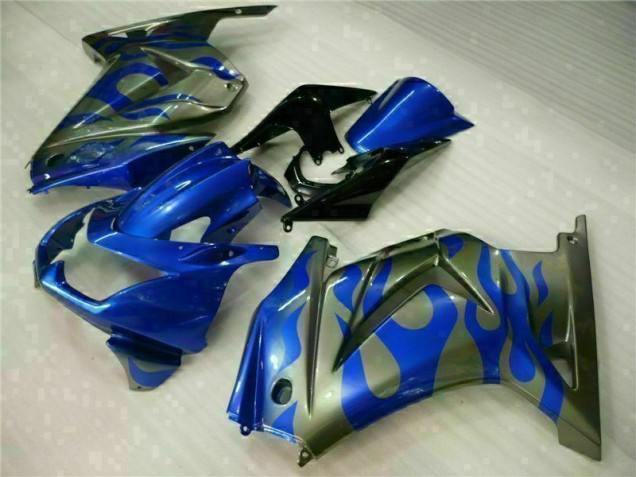 Beste EX250 2008-2012 Verkleidungen - Blau