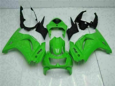 Beste EX250 2008-2012 Verkleidungen Komplett Sets - Grün Schwarzer Ninja