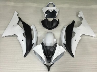 Beste R6 2008-2016 Verkleidung - Weiß Schwarz
