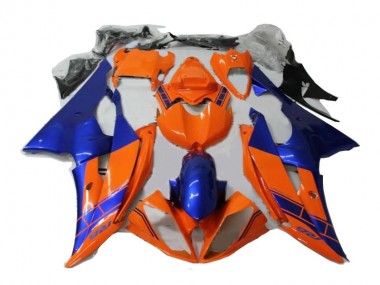 Beste R6 2008-2016 Verkleidungen - Orange Blau