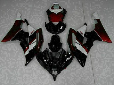 Beste R6 2008-2016 Motorrad Vollverkleidung - Schwarz