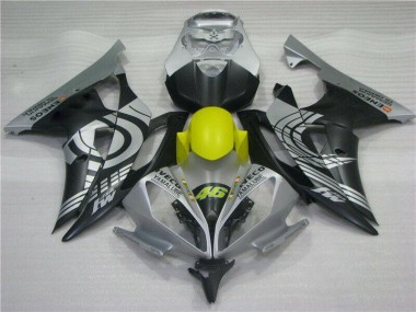 Beste R6 2008-2016 Verkleidungen - Gelb Schwarz Silber