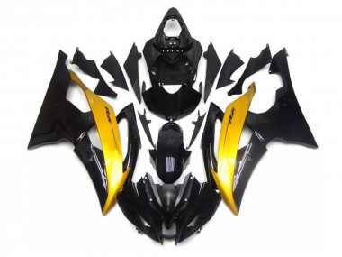 Beste R6 2008-2016 Verkleidungen - Schwarz Gold