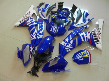 Beste R6 2008-2016 Verkleidungen - Blau Star Fiat