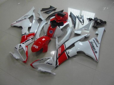 Beste R6 2008-2016 Verkleidungen - Weiß Rot OEM Stil