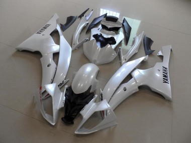 Beste R6 2008-2016 Verkleidungen - Perl Weiß OEM Stil