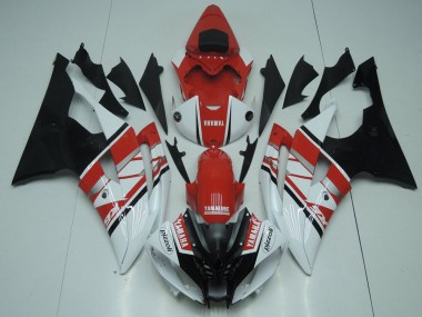 Beste R6 2008-2016 Vollverkleidung - Rot Weiß Schwarz