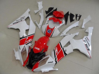 Beste R6 2008-2016 Verkleidungen - Rot Weiß OEM Stil