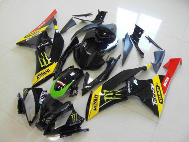 Beste R6 2008-2016 Verkleidungen - Gelb Monster