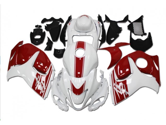 Beste GSXR 1300 Hayabusa 2008-2019 Verkleidung - Weiß Rot Beste GSXR 1300 Hayabusa 2008-2019 Verkleidung - Weiß Rot