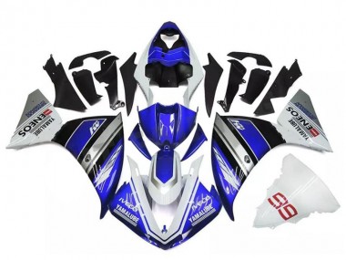 Beste R1 2009-2011 Verkleidungen - Weiß Blau Silber