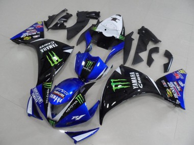 Beste R1 2009-2011 Verkleidungen - BlauSchwarz Monster