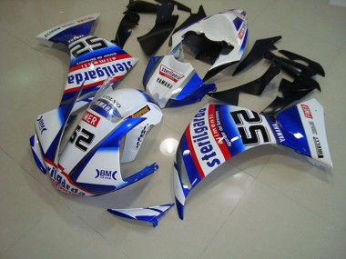 Beste R1 2009-2011 Verkleidungen - Weiß Schwarz Sterilgarda