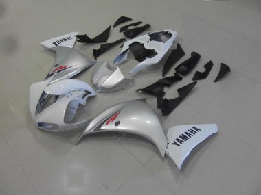 Beste R1 2009-2011 Verkleidungen - Weiß Silber