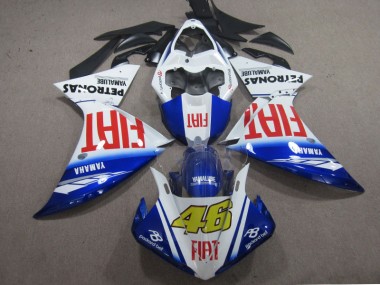 Beste R1 2009-2011 Verkleidungen - Blau Weiß Fiat 46
