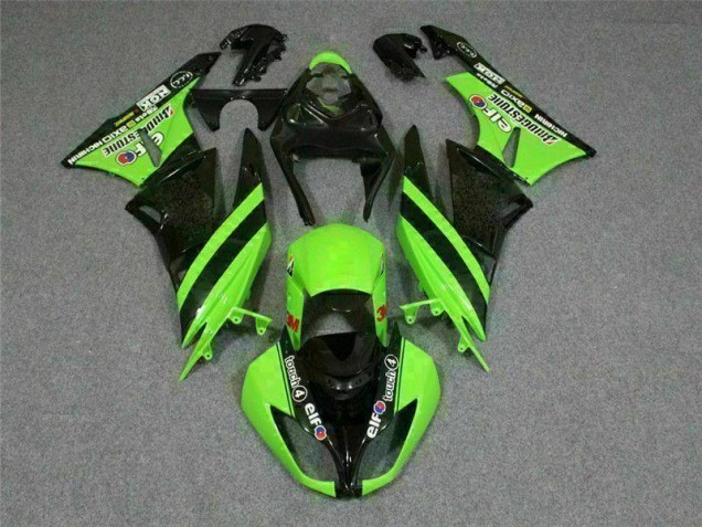 Beste ZX6R 2009-2012 Verkleidungen - Schwarz Grün 3M Touch4 Beste ZX6R 2009-2012 Verkleidungen - Schwarz Grün 3M Touch4