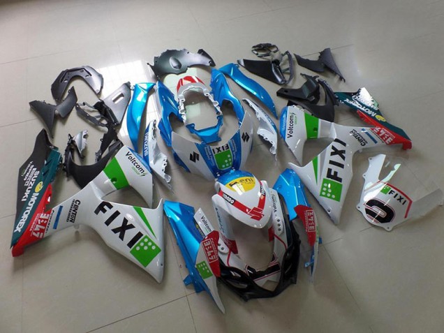 Beste GSXR 1000 K9 2009-2016 Verkleidungen - Hell blau Fixi Beste GSXR 1000 K9 2009-2016 Verkleidungen - Hell blau Fixi