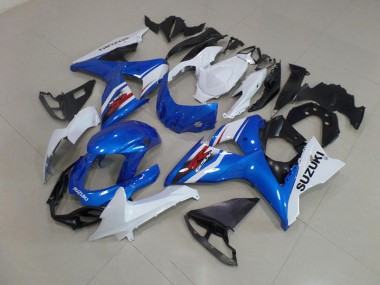 Beste GSXR 1000 K9 2009-2016 Motorrad Verkleidung - Blau Weiß