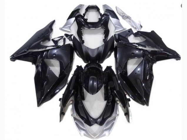Beste GSXR 1000 K9 2009-2016 Verkleidungen - Schwarz Silber Beste GSXR 1000 K9 2009-2016 Verkleidungen - Schwarz Silber