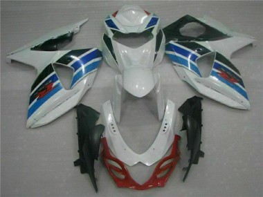 Beste GSXR 1000 K9 2009-2016 Verkleidungen - Weiß