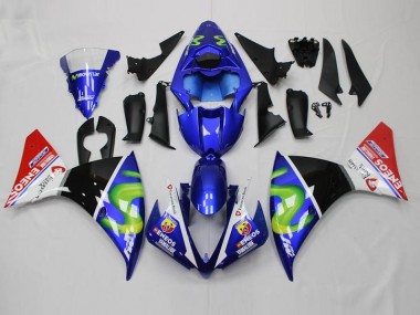 Beste R1 2012-2014 Verkleidungen - Blau Weiß Schwarz Rot