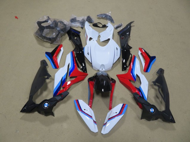 Beste S1000R 2017-2018 Verkleidungen - Weiß Blau Rot Schwarz Beste S1000R 2017-2018 Verkleidungen - Weiß Blau Rot Schwarz