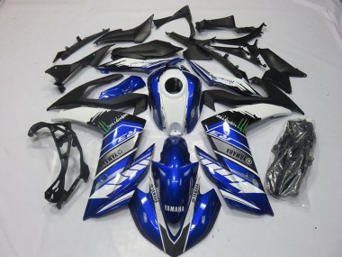 Beste R3 2015-2022 Verkleidungen - Monster Blau