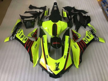 Beste R1 2015-2019 Verkleidungen - Gelb Dragon Aufkleber
