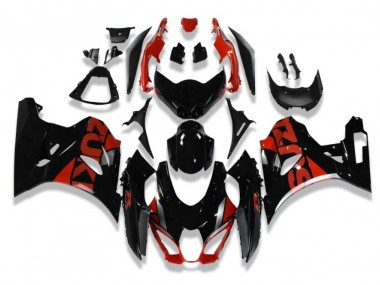 Beste GSXR 1000 2017-2023 Verkleidung - Schwarz Rot
